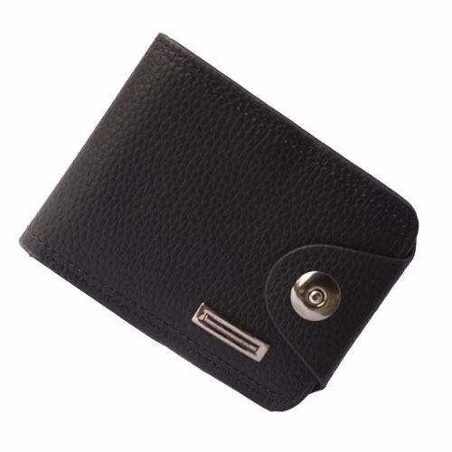 Men's Leather Wallet - Black