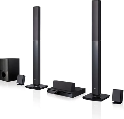 LG LHD647 1000W RMS 5.1ch 2TB DVD Home Theater System - Black