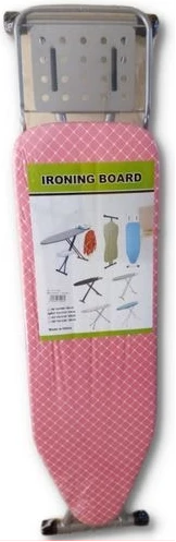 48*15 Inches Foldable Ironing Board With Aluminum Stands-Multi-Designs