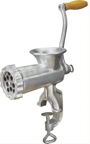 Cast Iron Manual Meat Mincer - Sliver, No:5