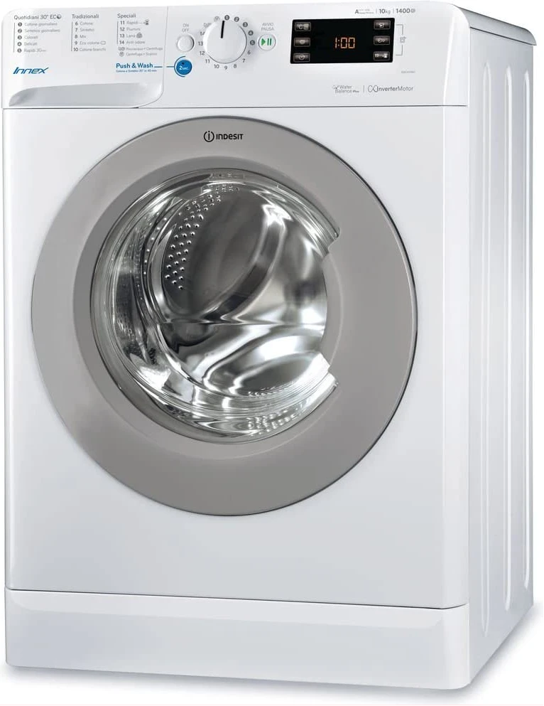 Indesit BWE-101484X WSSS IT Freestanding Front loading 10kg 1400RPM A +++ White washing machine