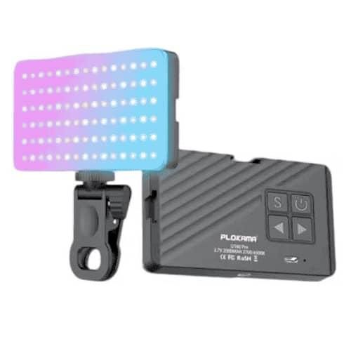 Plokama U160 Pro RGB LED Lighting Video Light, Selfie Light,  Studio Lighting Portable Mini Photography Light RGB Led Video Light For D24 Mobile