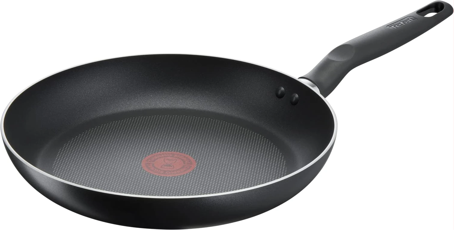 Tefal G6 Super Cook 28 cm Frypan, Non stick with Thermo Signal, Black, Aluminium, B4590684