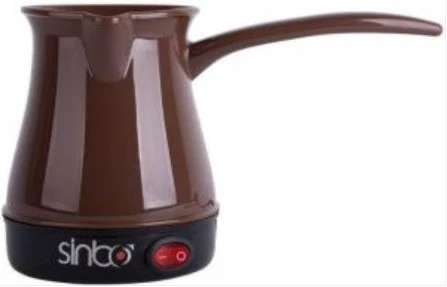 Sinbo Electric Mini Coffee Maker, 3Cups - Brown