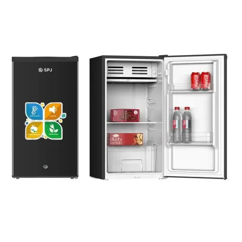 SPJ 120-Litres Fridge; Single Door Refrigerator  - Black