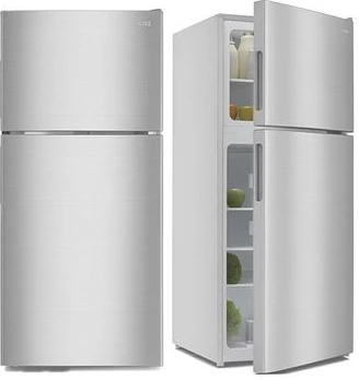 CHiQ 150 L Fridge; Double Door Defrost Refrigerator - Black (3YRs WRTY)