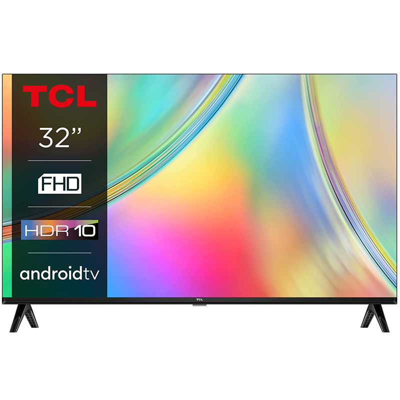 TCL 32 Inch FHD Smart TV 32S5400AF, Inbuilt Free To Airt Decoder, Youtube, Netflix, USB, HDMI - Black (2YRs WRTY)