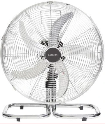 Logik 45CM High Velocity Industrial Floor Fan HVF-45 - Silver