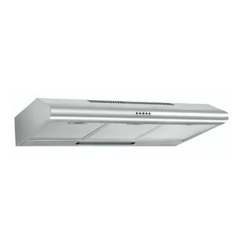 Newmatic 60cm Under Cabinet Cooker Hood HT17.6P, Twin Blowers, Slim Kitchen Extractor Fan - Silver