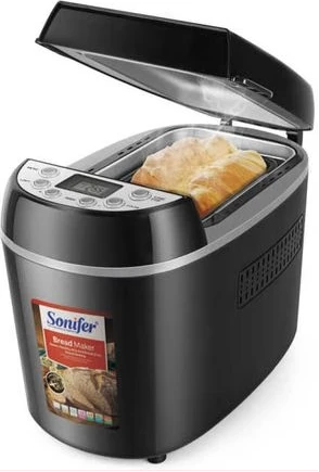 Sonifer Automatic Electric Programmable Digital Bread Maker Machine, Black