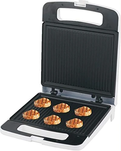 Geepas Sandwich Grill Toaster (GGT-671) - White
