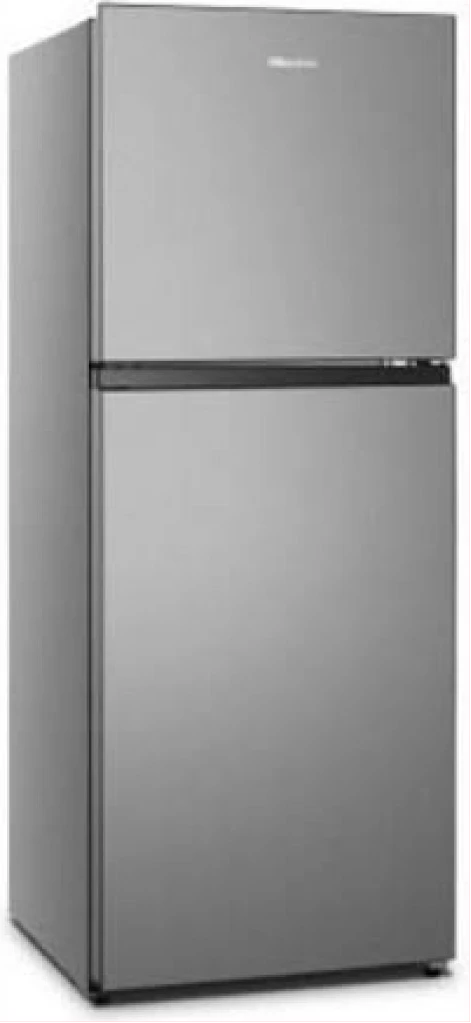Hisense 266L Fridge RT266N4DGN; Double Door Top Mount Freezer Frost Free Refrigerator - Silver (3YRs WRTY)