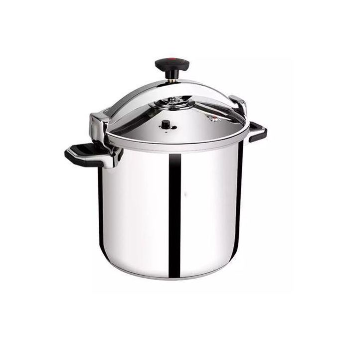 Regina 30L Pressure Cooker Saucepan Cookware Pot - Silver.