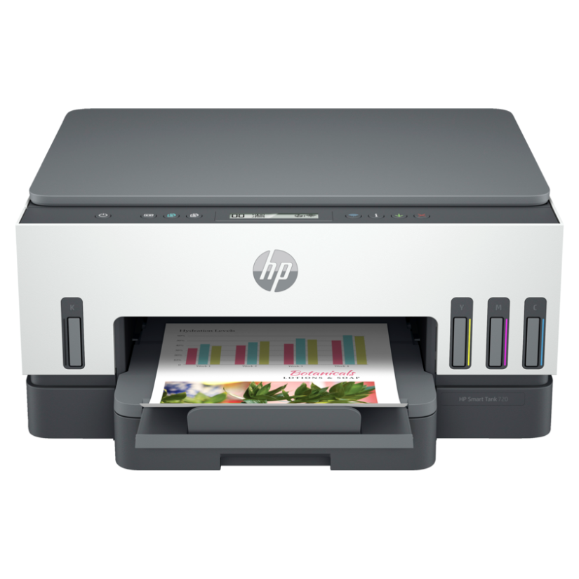 HP Smart Tank 720 All-in-One Printer – Auto Duplex, High Yield Ink, Up to 8000 Color Prints, Wi-Fi
