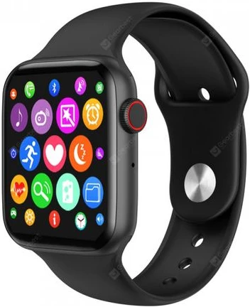 Smart Health and Fitness Smart Watch Compatible with Android and iOS Devices - Black