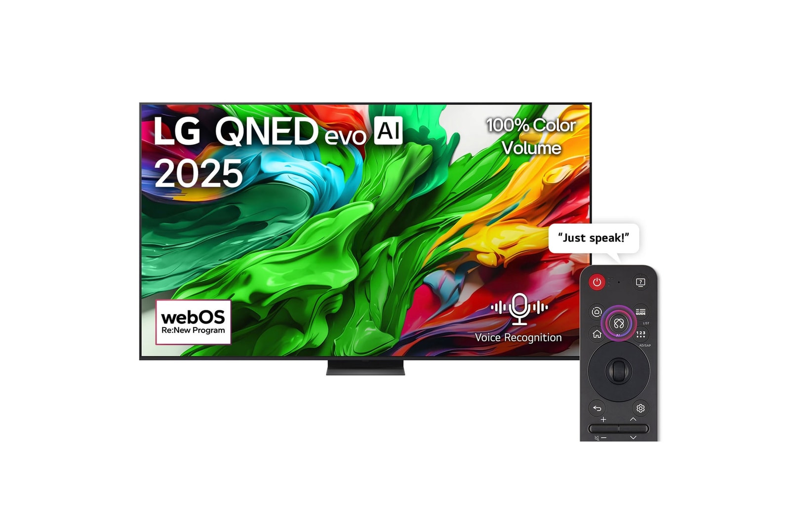 LG 100 Inch 4K QNED MiniLED Smart TV, 100" Display, 120Hz Native (VRR 144Hz), AI Processor 4K Gen2, HGIG Mode, Game Optimizer, AI Sound Pro, HDR 10, Black