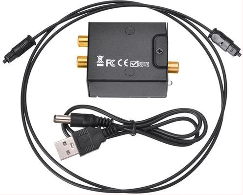 Digital to Analog Audio Converter Optical Fiber