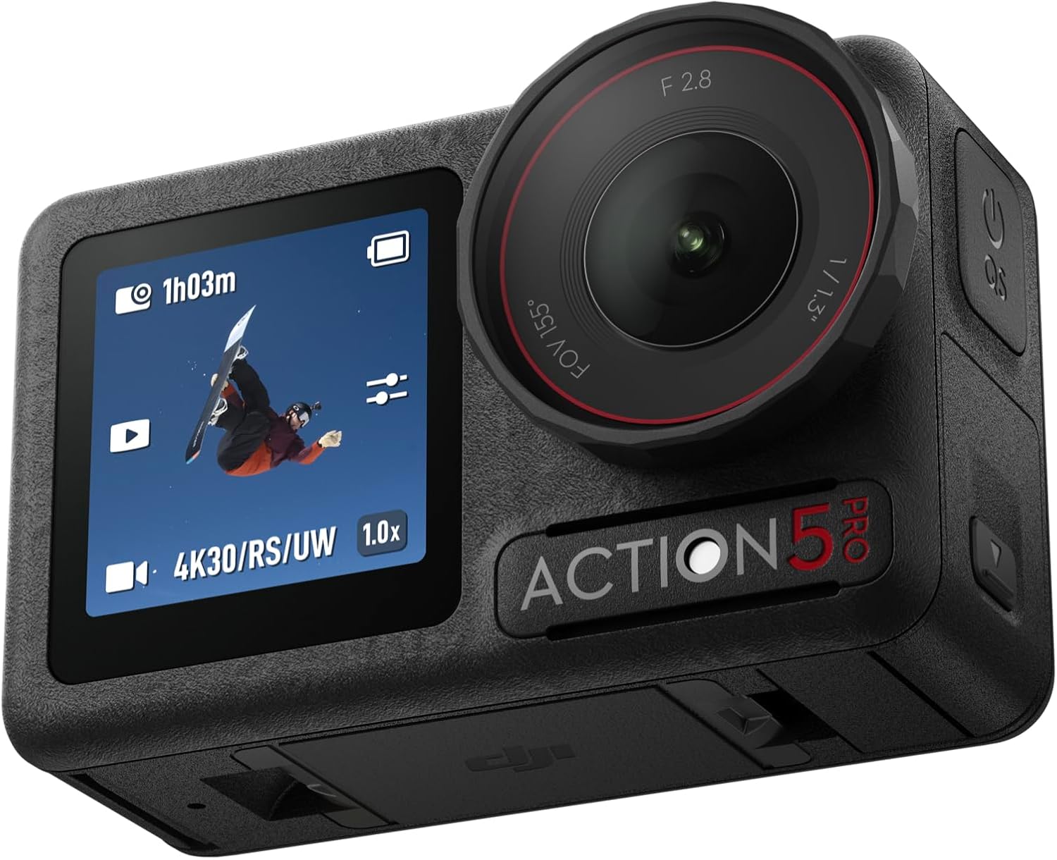 DJI Osmo Action 5 Pro Standard Combo, Waterproof Action Camera with 1/1.3" Sensor, 4K/120fps Video, Subject Tracking, Stabilization, Dual OLED Touchscreens, Action Camera 4K Ideal for Sports, Vlog