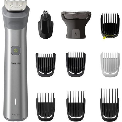 All-in-One Trimmer 11-in-1 Face, Hair & Body Grooming Nose & Ear 120min Cordless, Showerproof Trimmer All-Over Stainless Steel One Blade for Precision Styling 120min Cordless Use, Showerproof Travel P