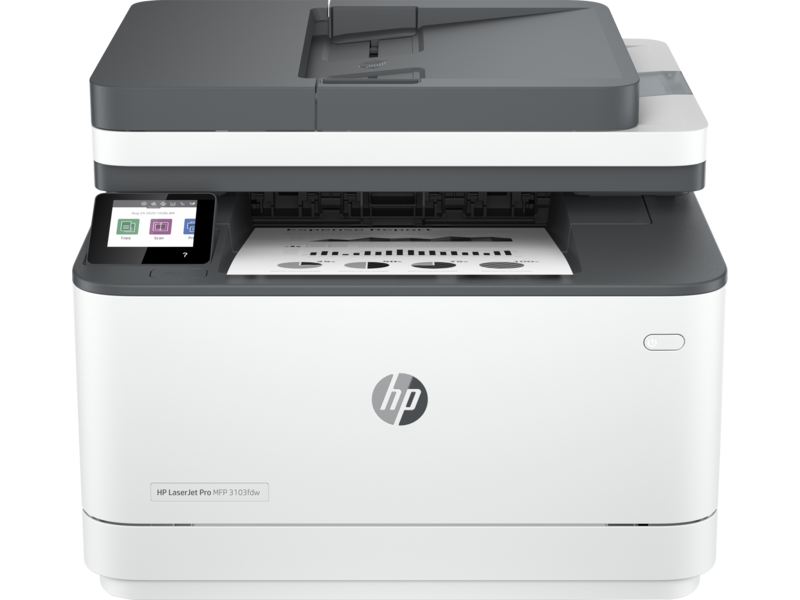 HP LaserJet Pro MFP 3103fdw Printer – Wireless, Print/Copy/Scan/Fax, 33ppm