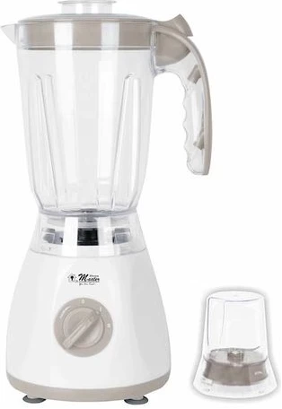 Electro Master Unbreakable Jar Blender EM-BL1358, 1.5 Litres - White