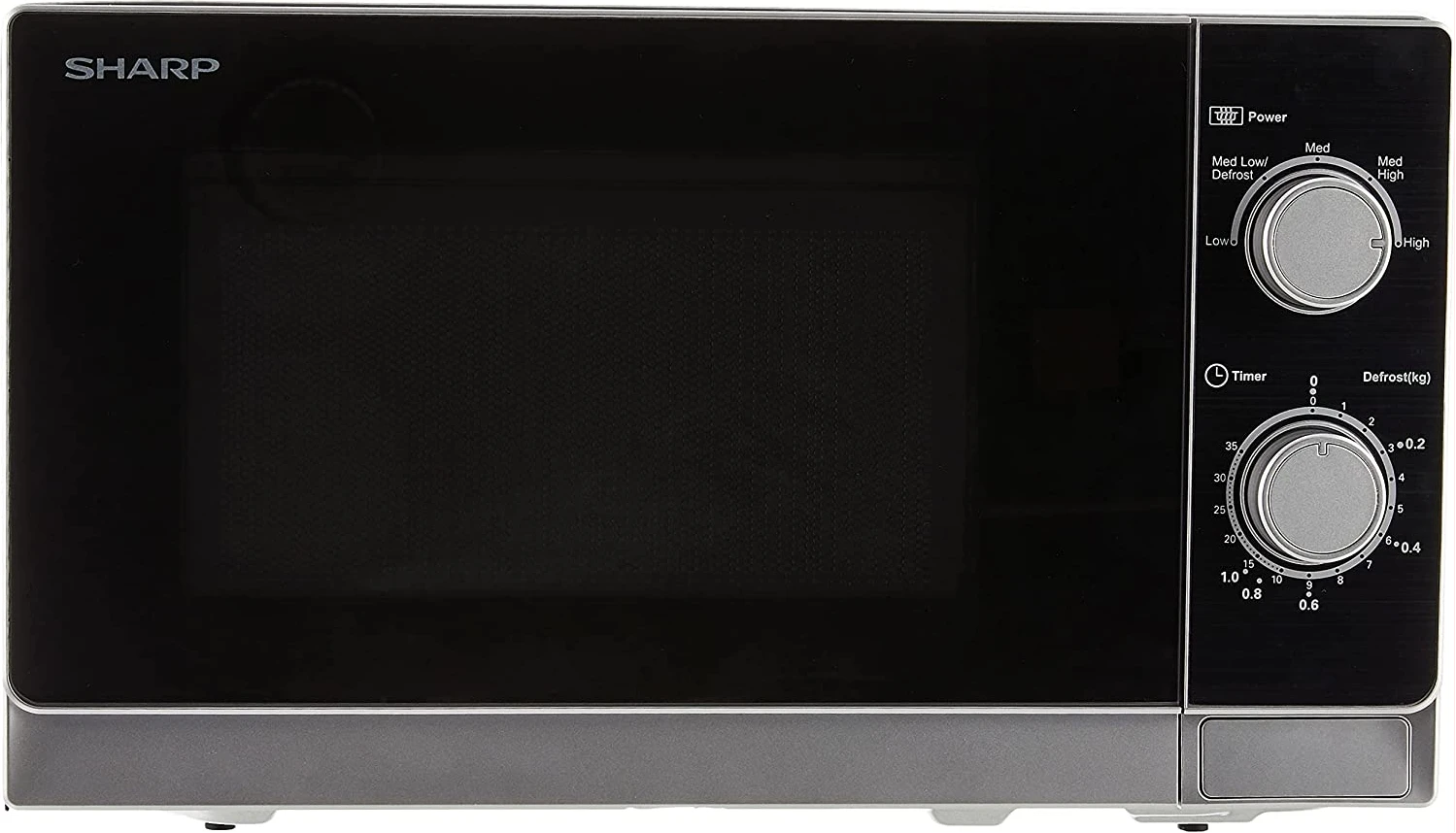 Sharp R-20CT(S) 20- Liters Microwave Oven - Silver