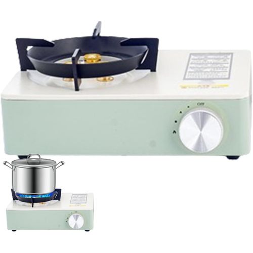 Windproof Camping Gas Stove, 3500W Portable Outdoor Picnic Cooker with Carry Case, Backpacking Gas Stove for Outdoor Cooking/Picnic/Camping/Hiking/Trekking/BBQ