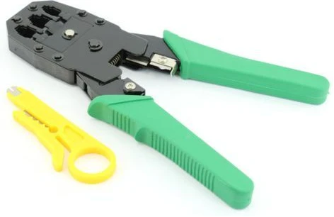 RJ45 Network Cable Crimping Tool - Green