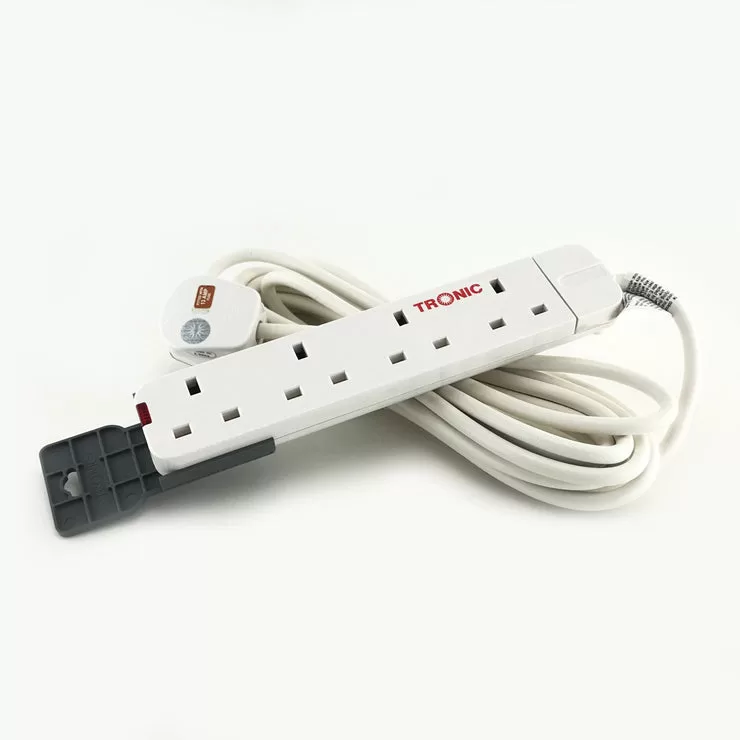 Tronic 4 Way Extension Socket With 10 Metre Cable