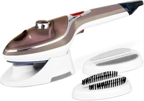 Saachi Handheld Fabric Steam Iron, Ceramic Soleplate, NL-IR-389C (Brown)