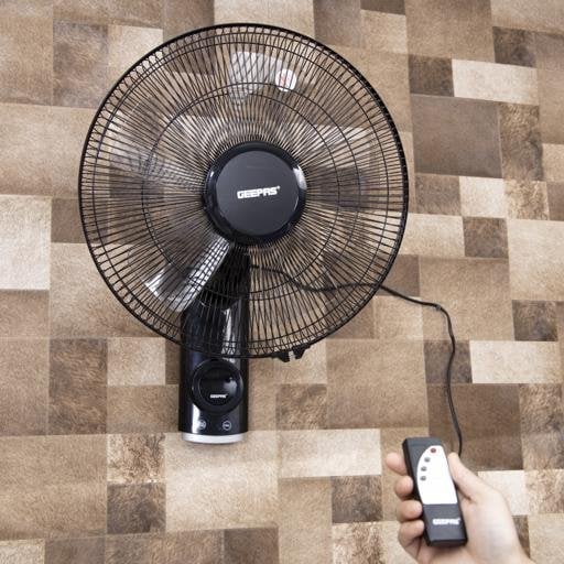 Geepas 16 Inch Wall Fan With Remote Control