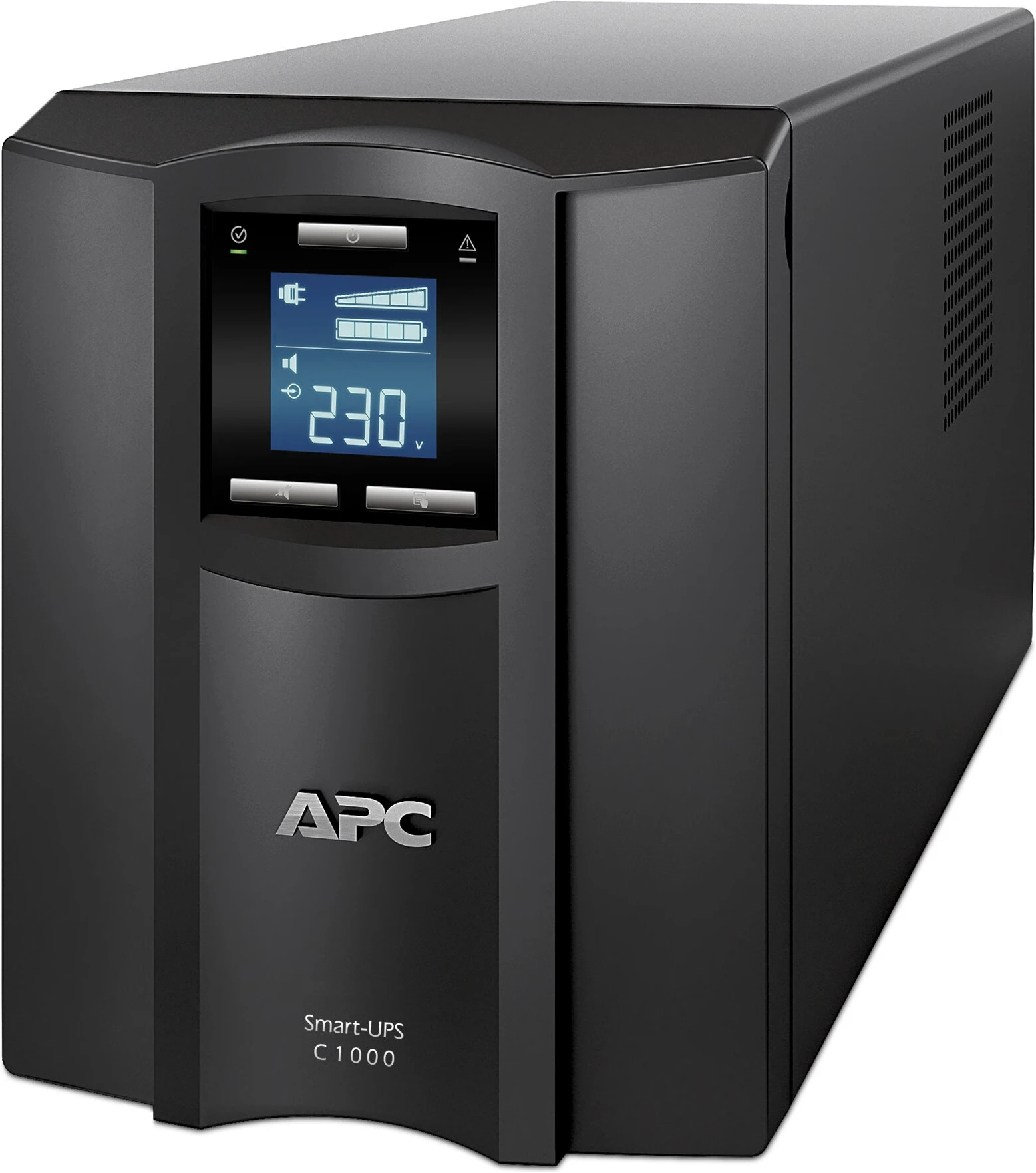 APC 1000VA Smart-UPS C, Line Interactive, 600W, Tower, 230V, 8x IEC C13 outlets, SmartConnect port, USB and Serial communication, AVR, Graphic LCD