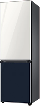 Samsung 339-Litre Fridge RB33T307029; Bespoke 2-Door Bottom Freezer Refrigerator, Navy
