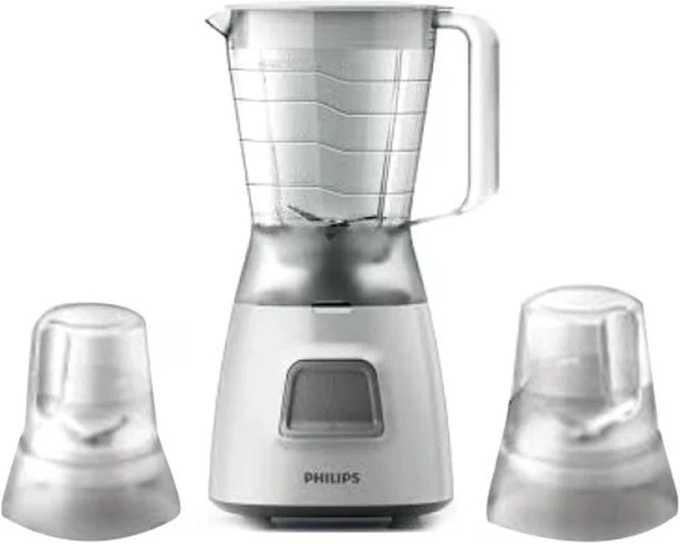 Philips Blender 1.25-Litres Daily Collection Blender - HR2058, White, Plastic