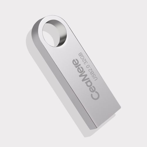 Pure 2GB Flash Drive - Silver