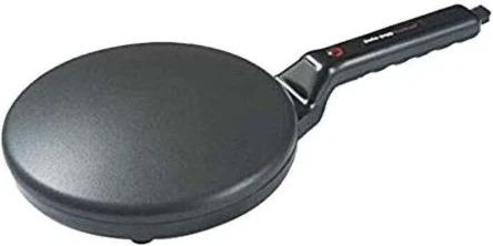 Dessini 3 Steps Non-stick Chapati,Pancake, Crepe Maker 22Cm-Black