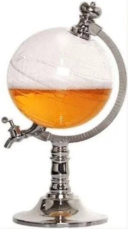 Melamine Globe Water Jar, Wine Whisky Juice Dispenser Can,Colourless