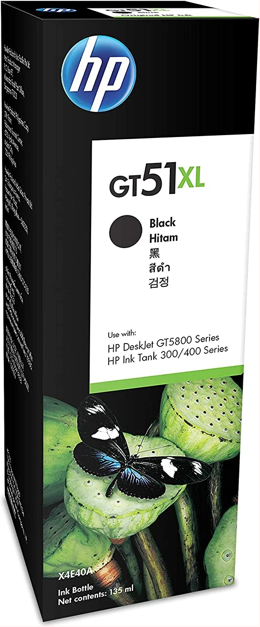 HP GT51XL 135-ml Black Original Ink Bottle