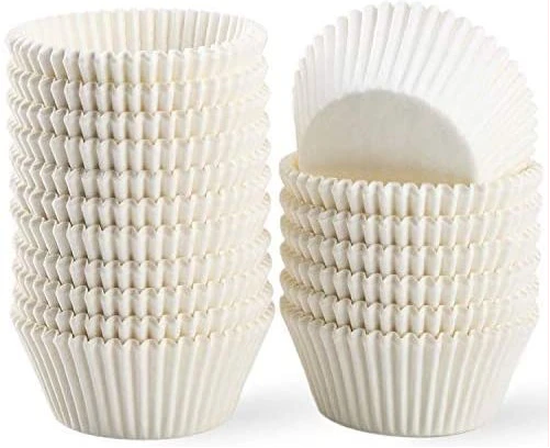 1000 Piece Cupcake Liners Food Grade & Grease-Proof Paper Baking Cups, Cream
