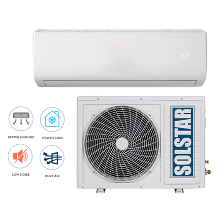 Solstar 12000 BTU Wall Split Air Conditioner, R410a – ASI/ASU12TG-AS