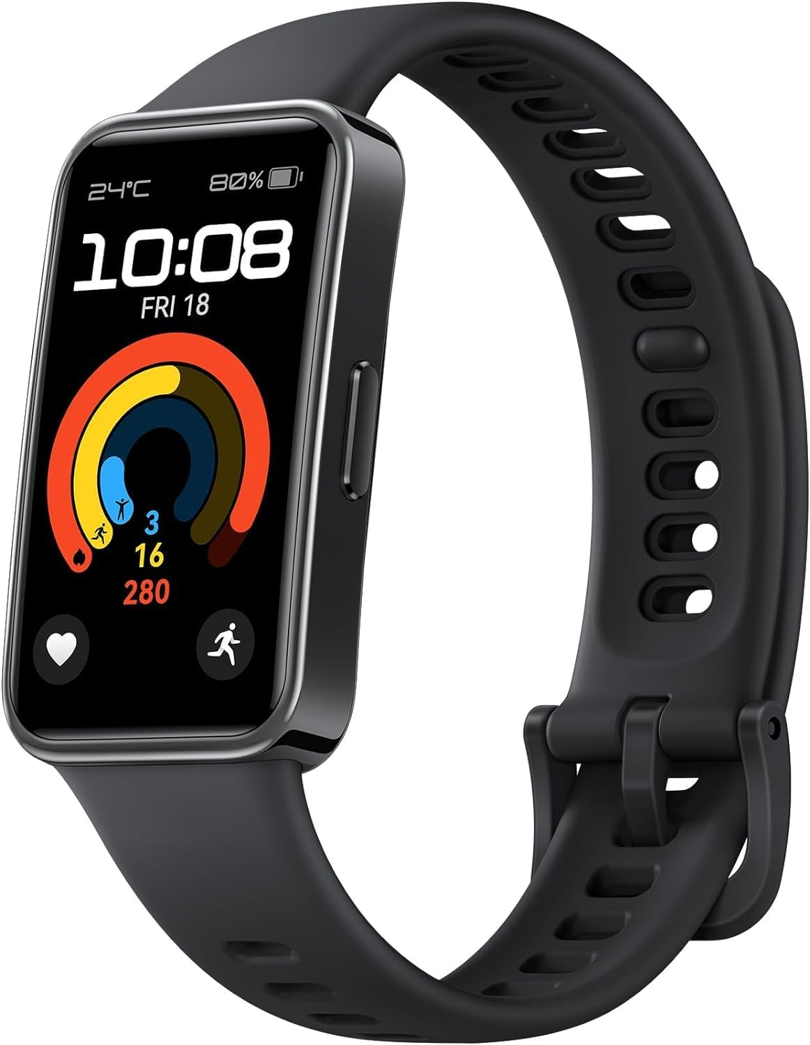 HUAWEI Band 9, Comfortable All-Day Wearing，Sleep Tracking，Vital Sign Tracking, Fast Charging & Durable Battery，Intelligent Brightness Adjustments，100 workout modes，Compatible with iOS & Android, Black