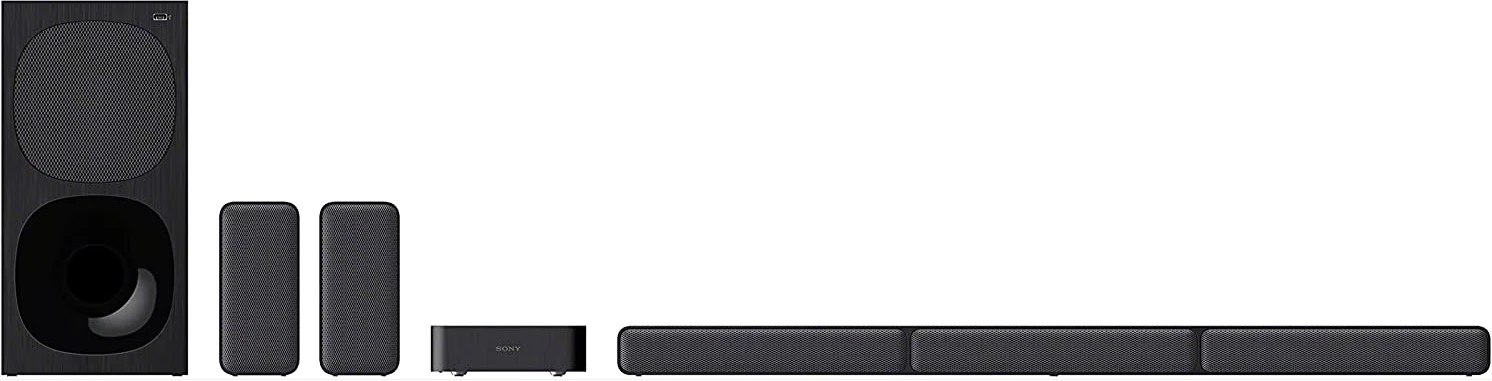 Sony HT-S40R 5.1ch Home Theater Soundbar System, 600W, Wireless Connection To Rear Speakers.