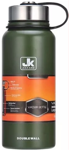Jk Imaging 800ml Portable Stainless Steel Vacuum Flask Cup Thermo Bottle-Green