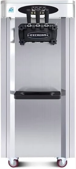 ADH 3 Levers Free Standing Ice Cream Maker Machine Big - Silver