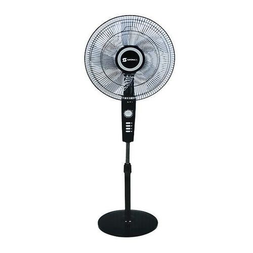 Sayonapps 16 Inch Stand Fan With Copper Motor For A Powerful Wind-Black