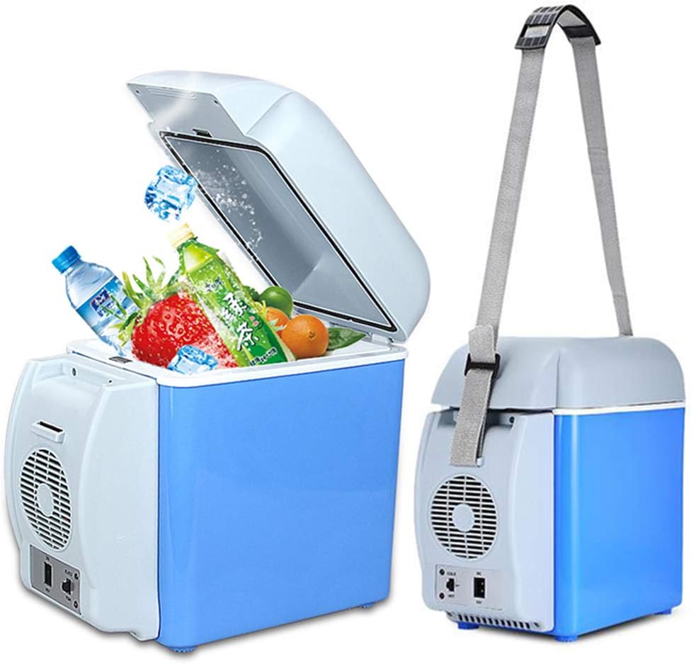 Portable Freezer For Car, 7.5L, Car 12v, Low Noise Mini Cooler, Car Fridge With Cooling And Heating Function Thermoelectric Cooler For Car