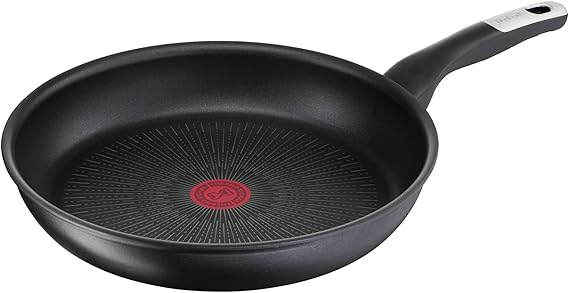 TEFAL 30Cm Unlimited Frypan, Scratch Resistance, Easy Cleaning, 100% Safe Non-Stick Coating, Thermo-Signal, Cookware, Perfect Searing, Induction, G2550702