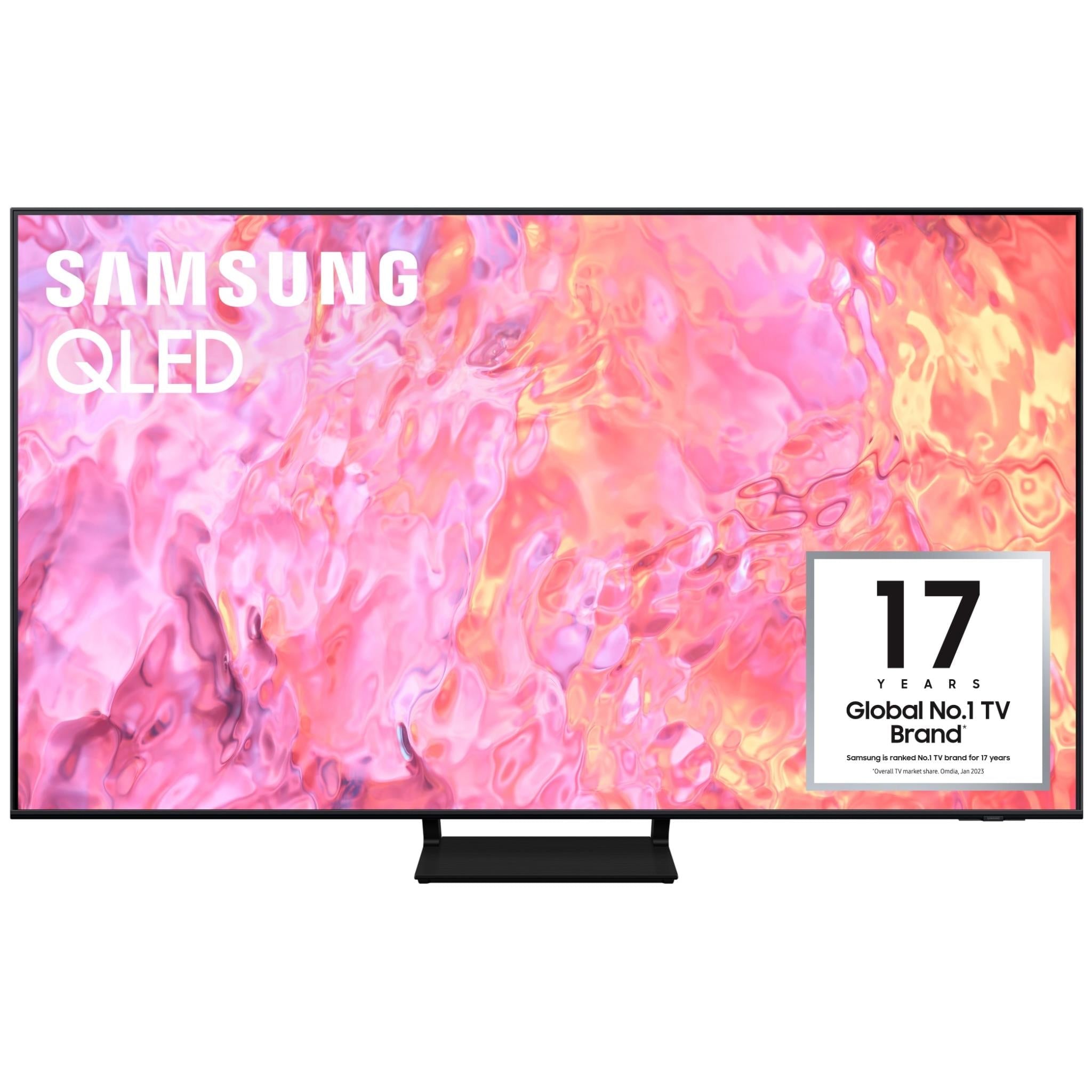 Samsung QLED 85-inch Class Q60C Series – 4K UHD Dual LED Quantum HDR Smart TV; Tizen, Built-in Wi-Fi, HDR, Bluetooth, Chromecast, Dolby Atmos, Free-to-Air Decoder
