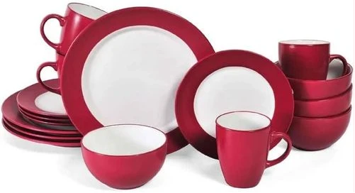 Tableware Set Of Plates Cups Bowls Sideplates Dinner Sets 16-Piece Stoneware Dinnerware Set Food Plate Ceramic Dishes To Eat Dish
