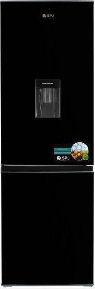 SPJ 429-Litre Fridge RFGB-BBLU429C; Double Door Bottom Freezer With Water Dispenser - Black